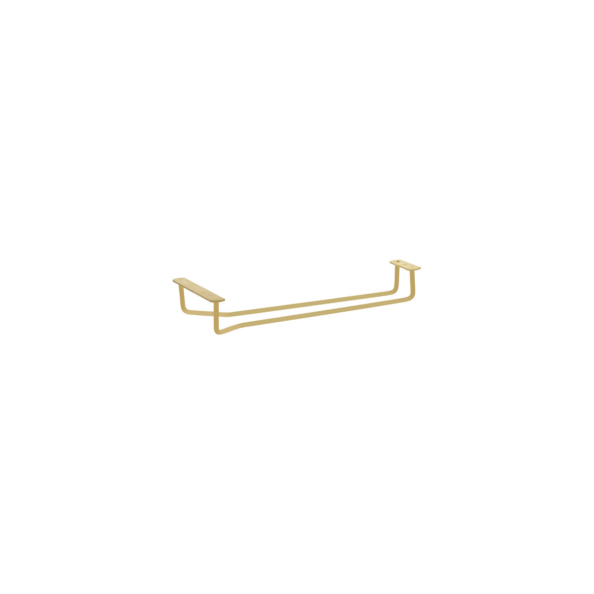 Chef Inox Glass Hanger Brass Plated 260mm
