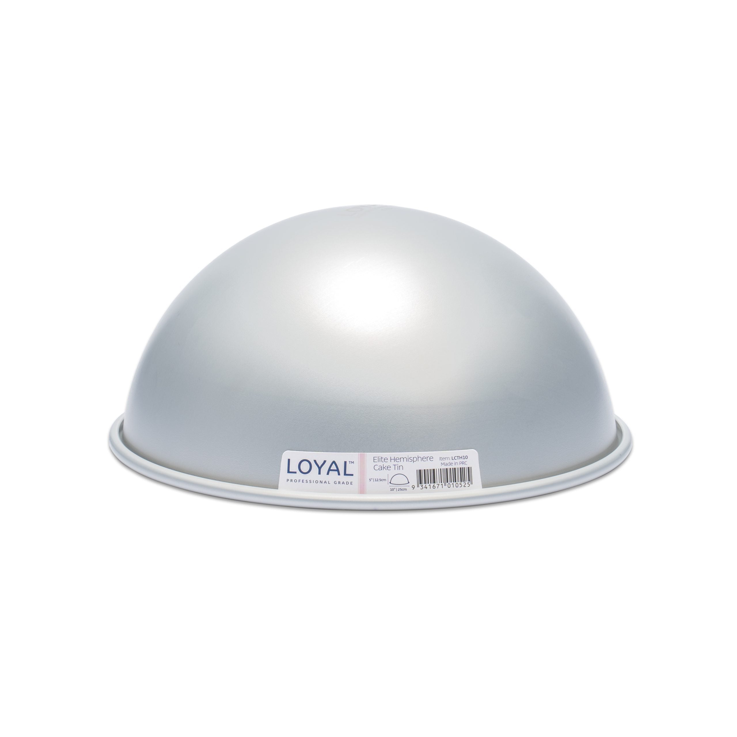 LOYAL Elite Anodised Hemisphere Cake Tin 10 Inch