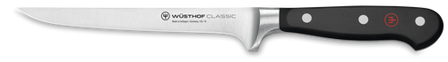Wusthof Classic Black Boning Knife - 16cm