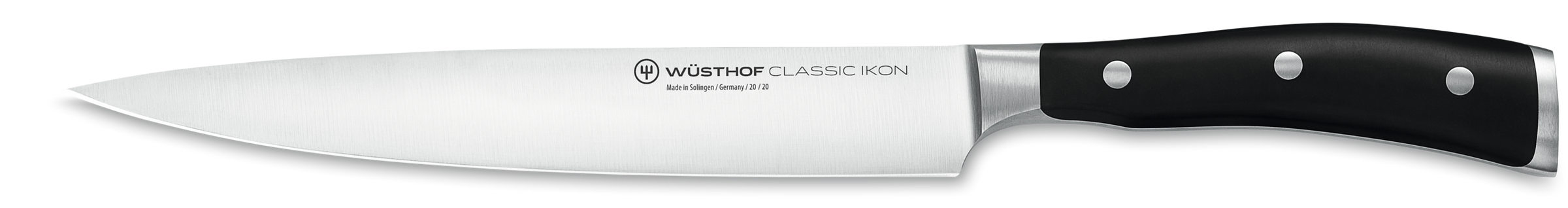 Wusthof Classic Ikon Black Carving Knife - 20cm