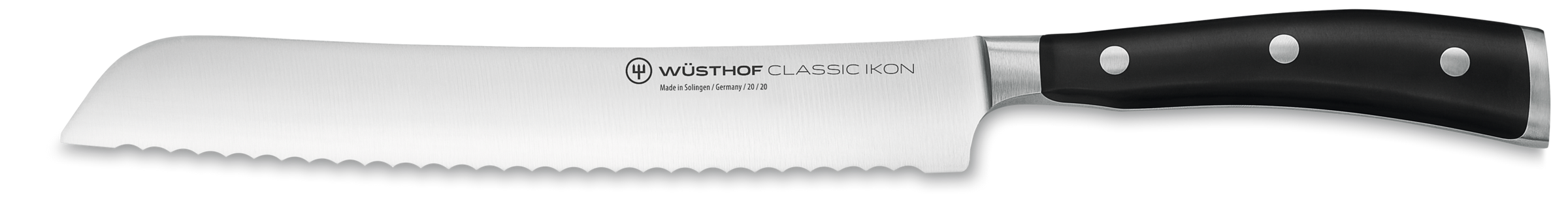 Wusthof Classic Ikon Black Bread Knife - 20cm