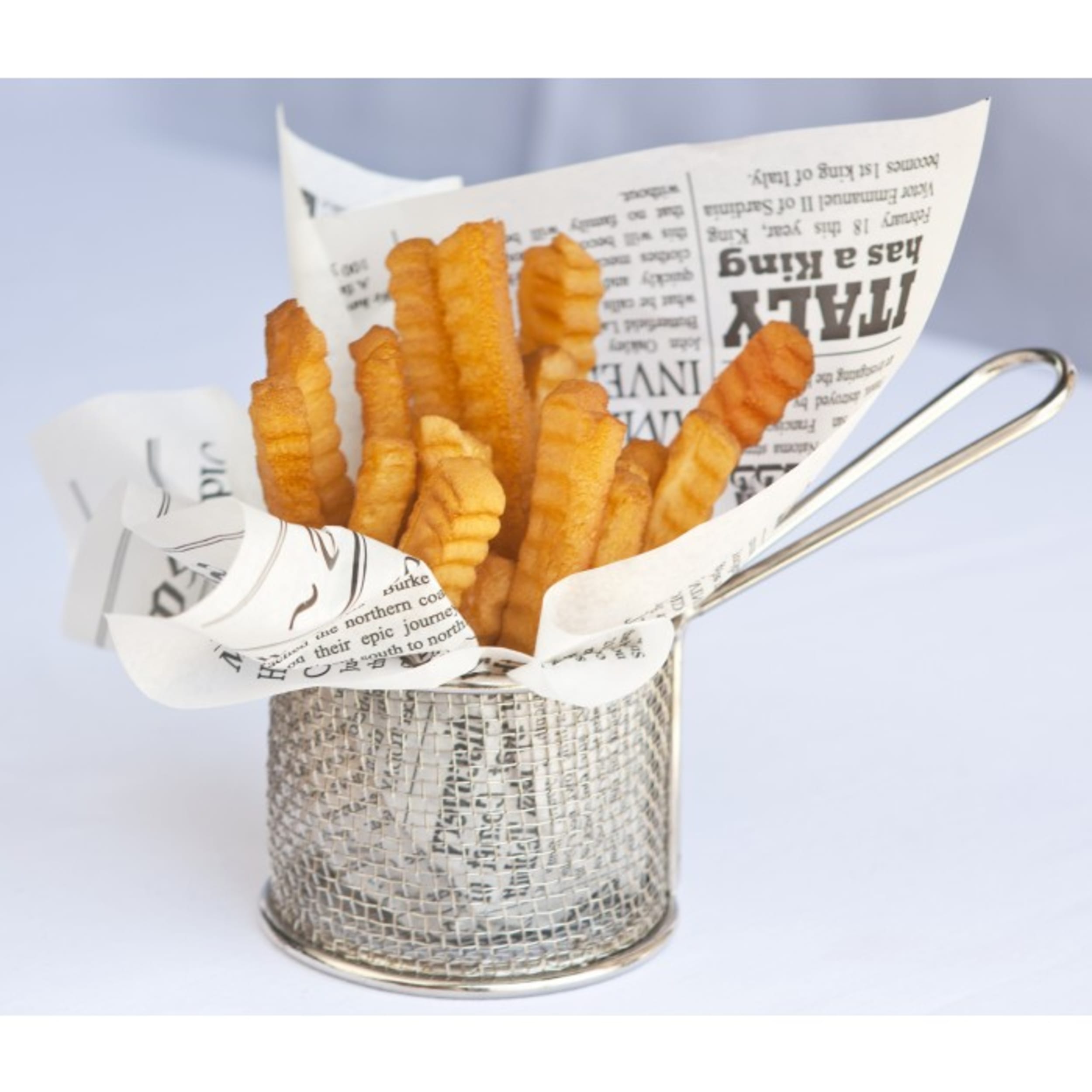 Catering Collection Greaseproof Paper Newsprint 28gsm 1/2Cut 400x330mm Ream 200