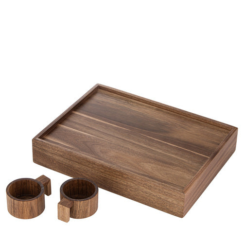 Ladelle Gather Reversible Chip & Dip Tray with Bowls