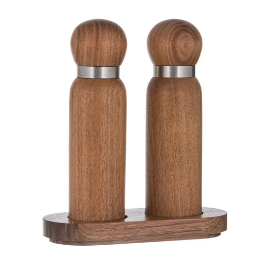 Ladelle Gather Natural 3pc Salt & Pepper Grinder Set