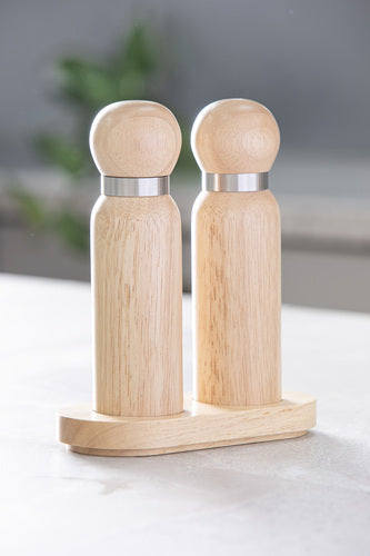 Ladelle Gather Blonde 3pc Salt & Pepper Grinder Set
