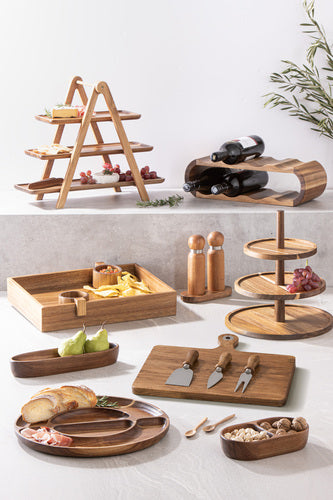 Ladelle Gather Square 2pc Cheese for One