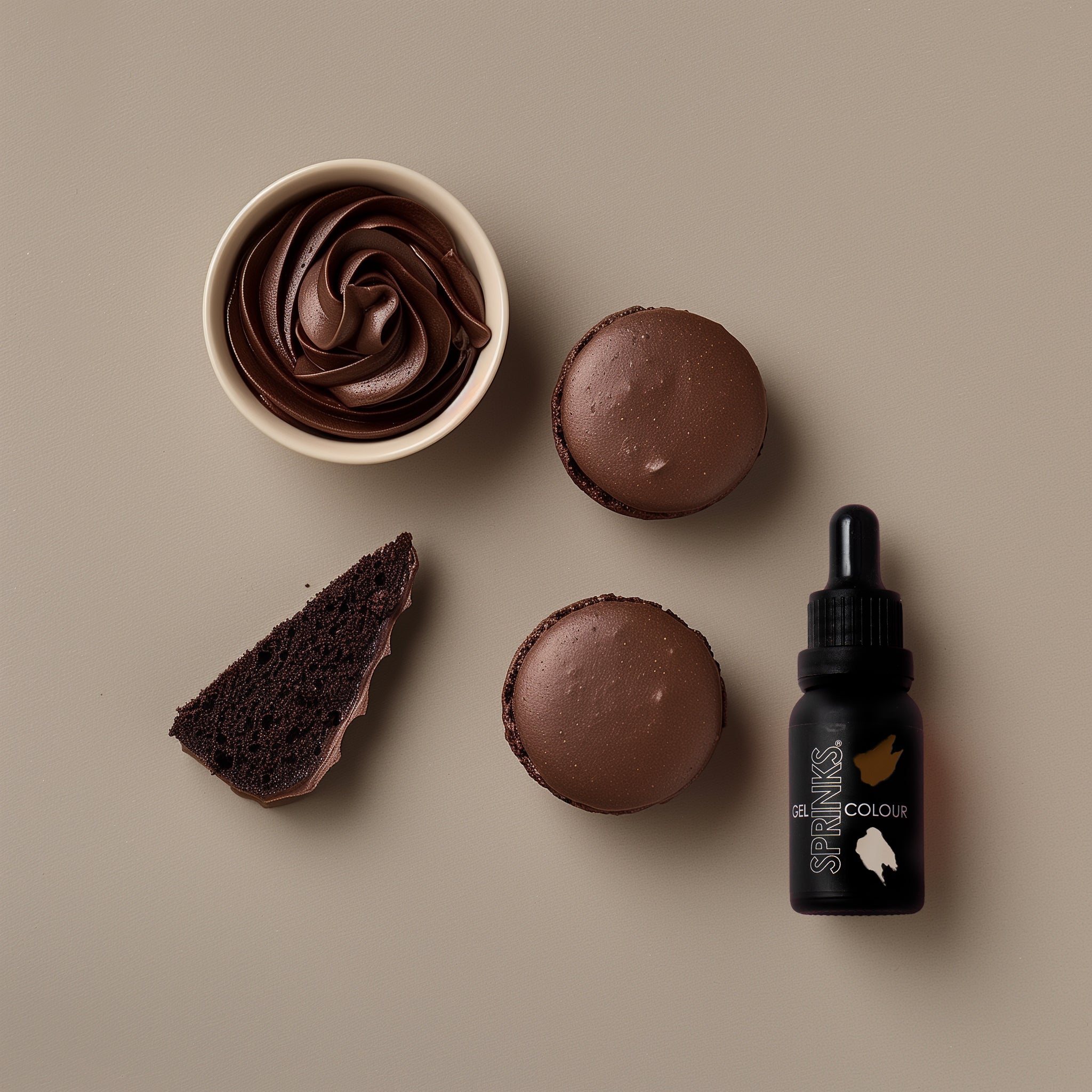 Sprinks Gel Colour Brown 15ml