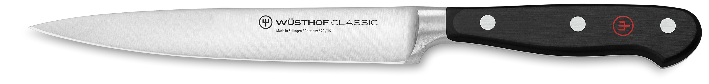 Wusthof Classic Black Utility Knife - 16cm