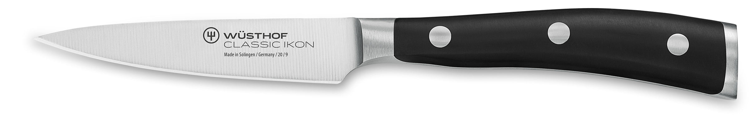 Wusthof Classic Ikon Black Paring Knife - 9cm