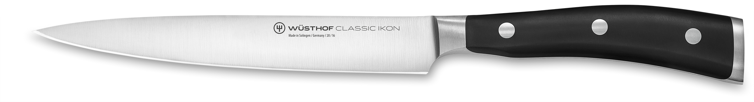 Wusthof Classic Ikon Black Utility Knife - 16cm