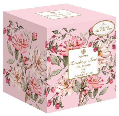 Ashdene Raspberry Rose Pink Footed Mug