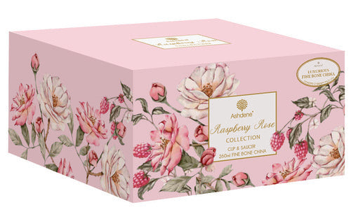 Ashdene Raspberry Rose Cup & Saucer