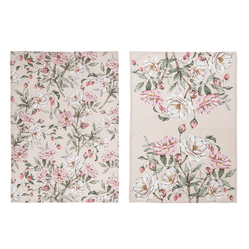 Ashdene Raspberry Rose 2pk Kitchen Towel