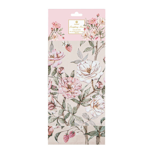 Ashdene Raspberry Rose 2pk Kitchen Towel
