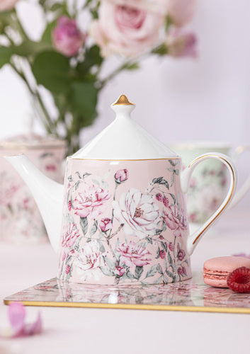 Ashdene Raspberry Rose 800ml Infuser Teapot