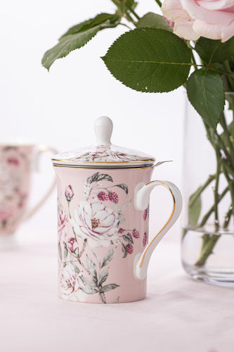 Ashdene Raspberry Rose 3pc Infuser