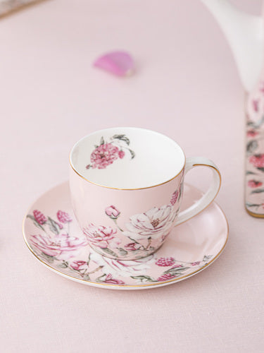 Ashdene Raspberry Rose Cup & Saucer