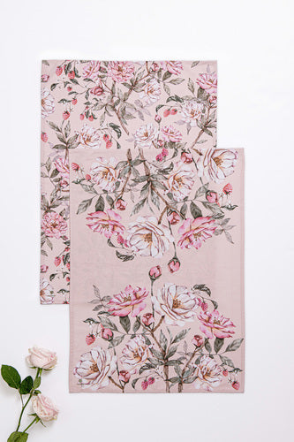 Ashdene Raspberry Rose 2pk Kitchen Towel