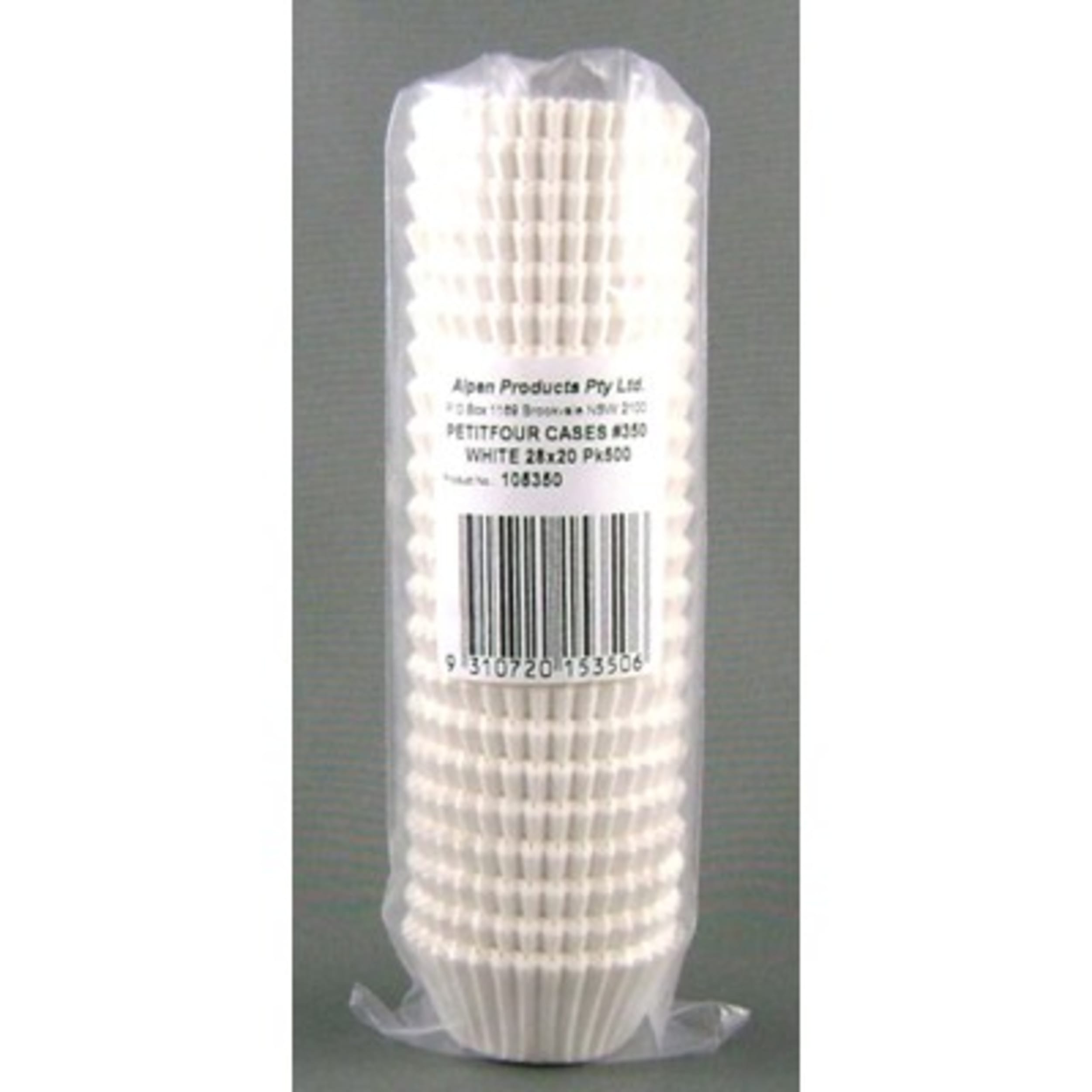 Catering Collection Petit Four Case White #350 (30 x 20mm) (500 Pack)