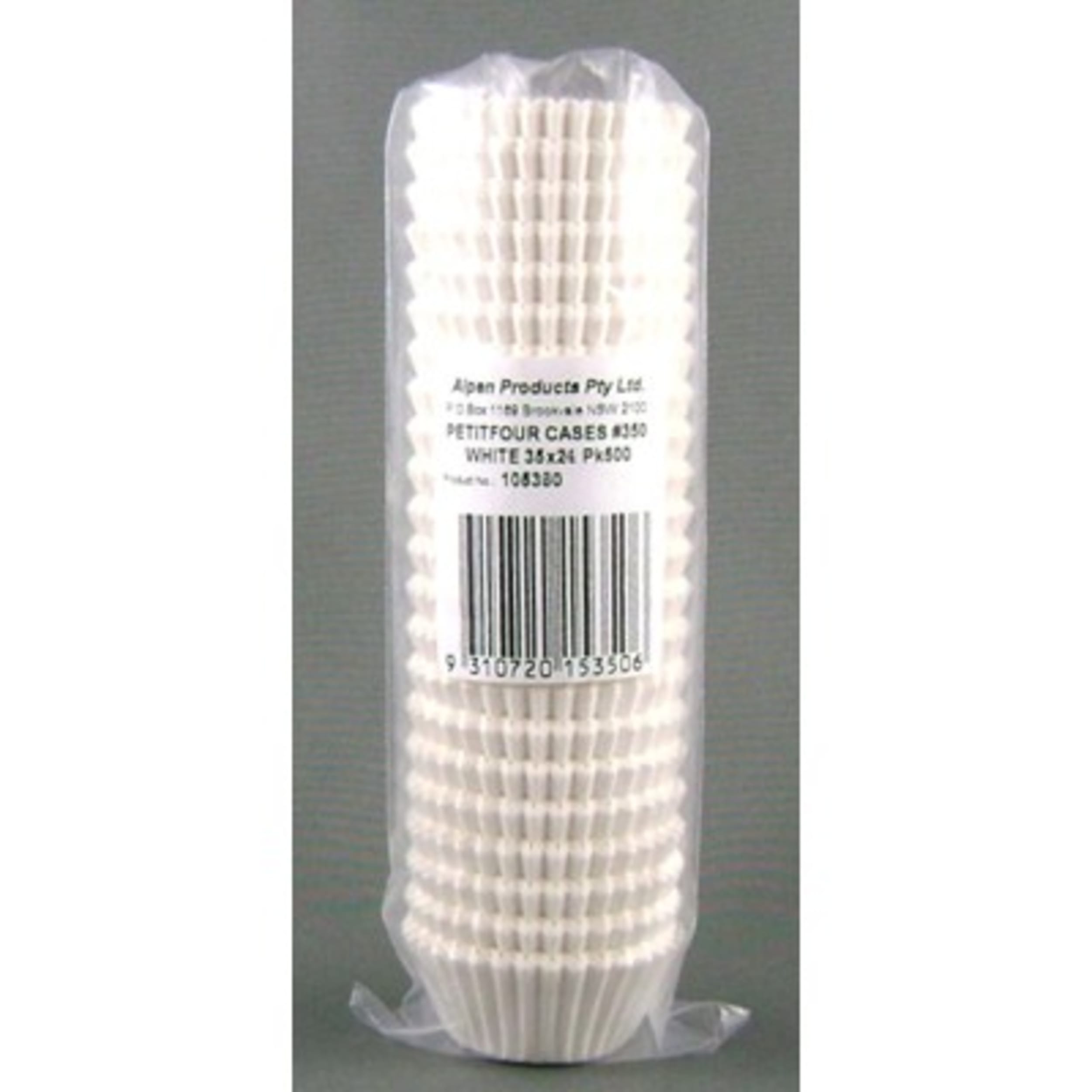 Catering Collection Patty Pans White #380 (35 x 24mm) (500 Pack)