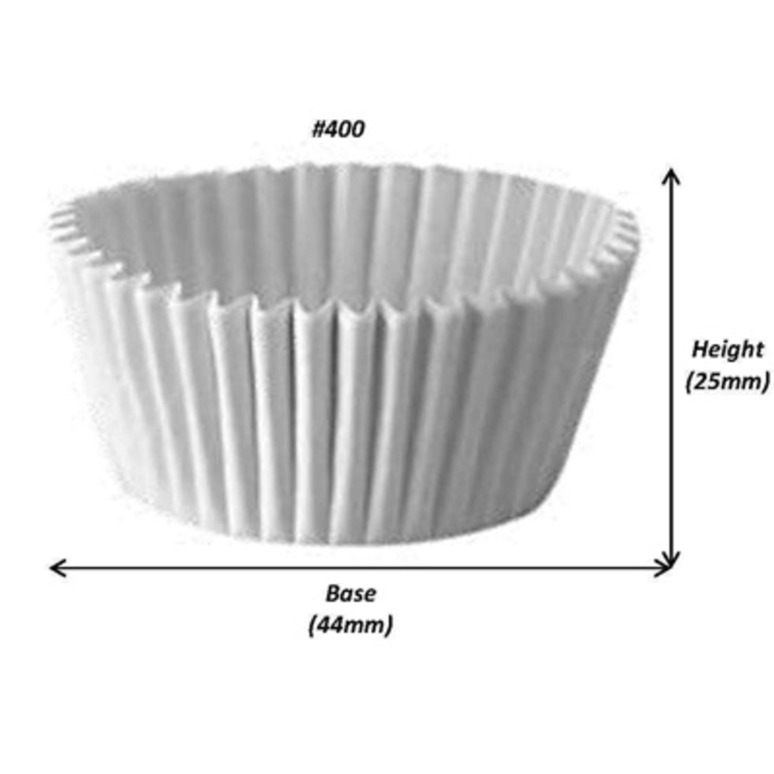 Catering Collection Muffin Case White #400 (45 x 25mm) (500 Pack)