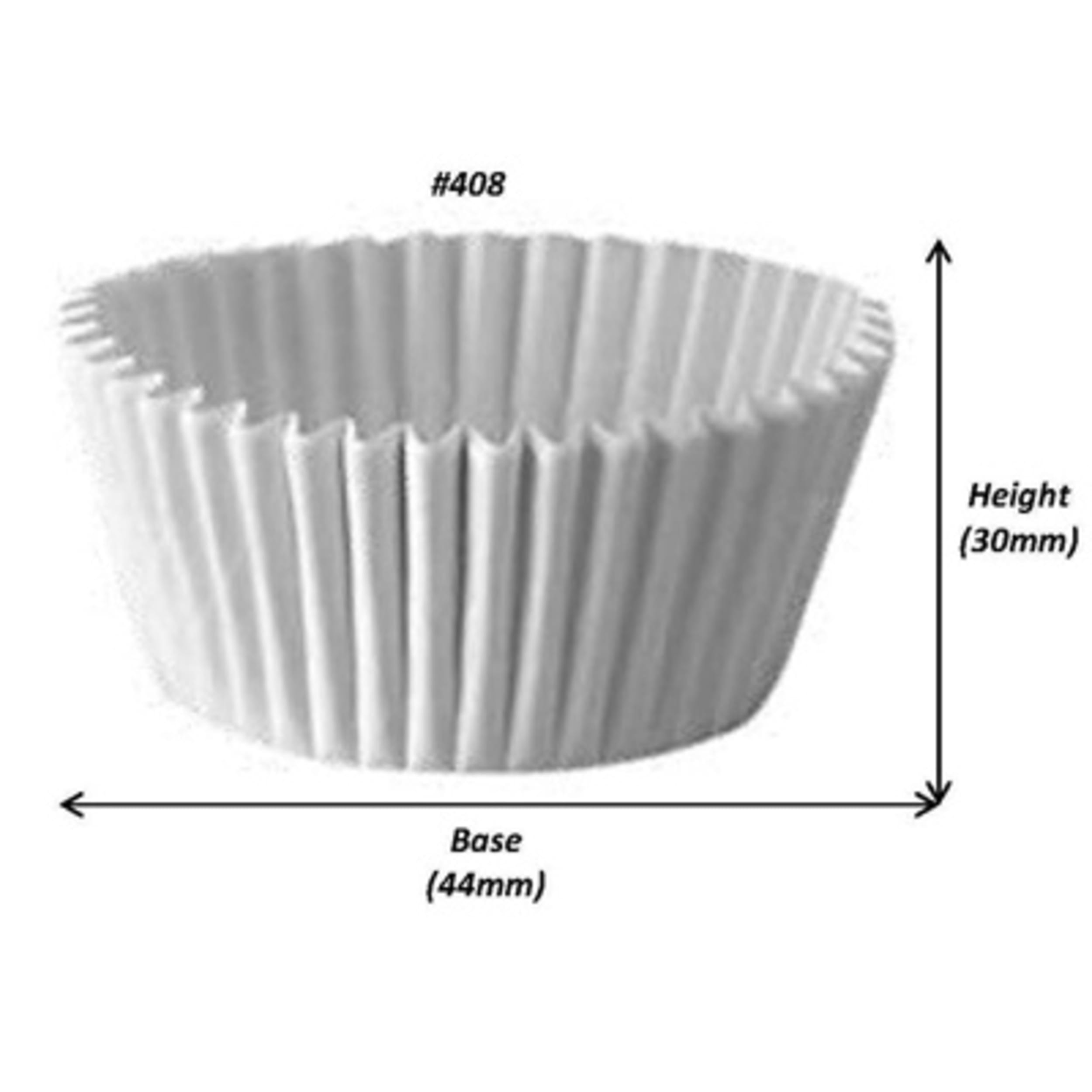 Catering Collection Muffin Case White #408 (45 x 30mm) (500 Pack)