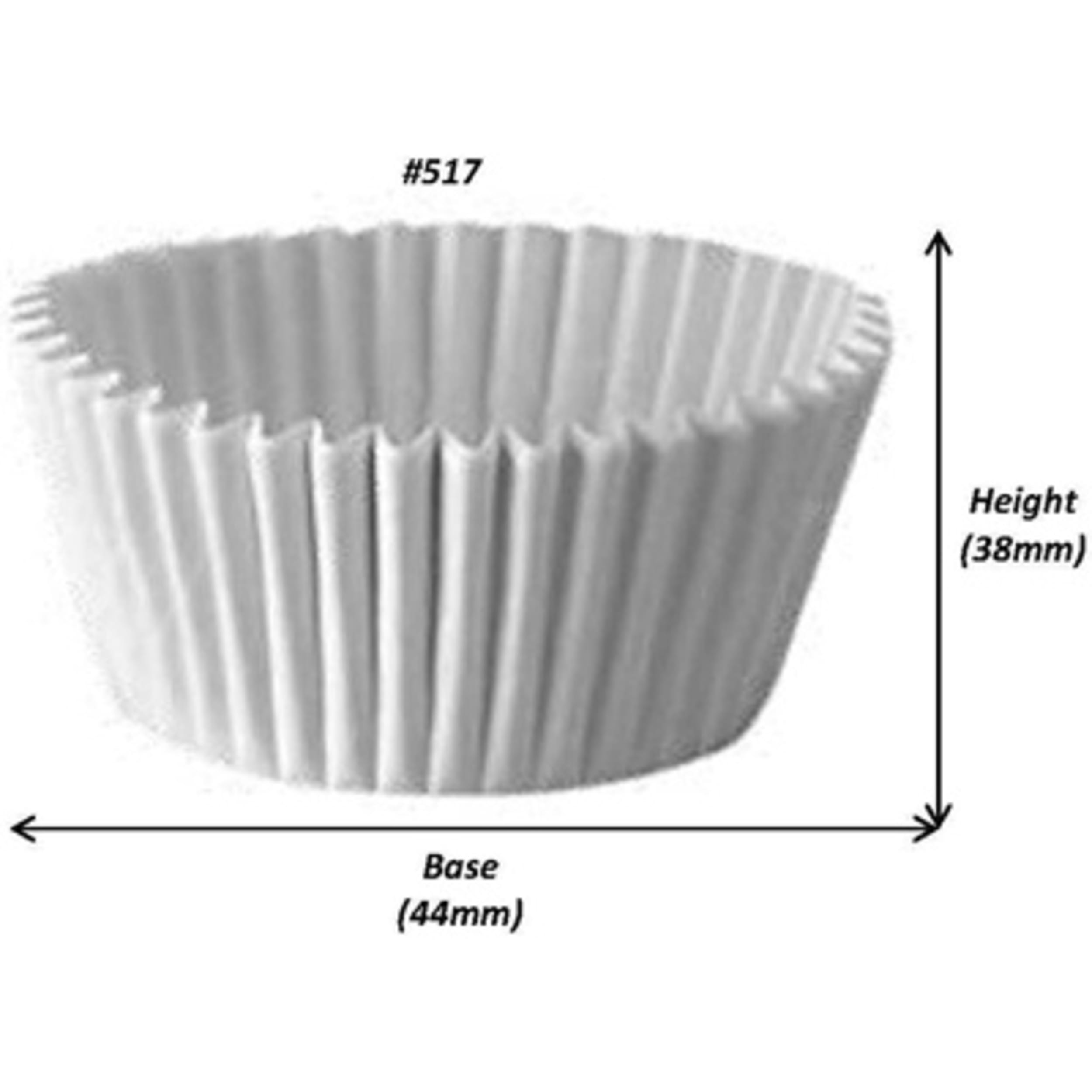 Catering Collection Muffin Case White #517 (45 x 34mm) (500 Pack)