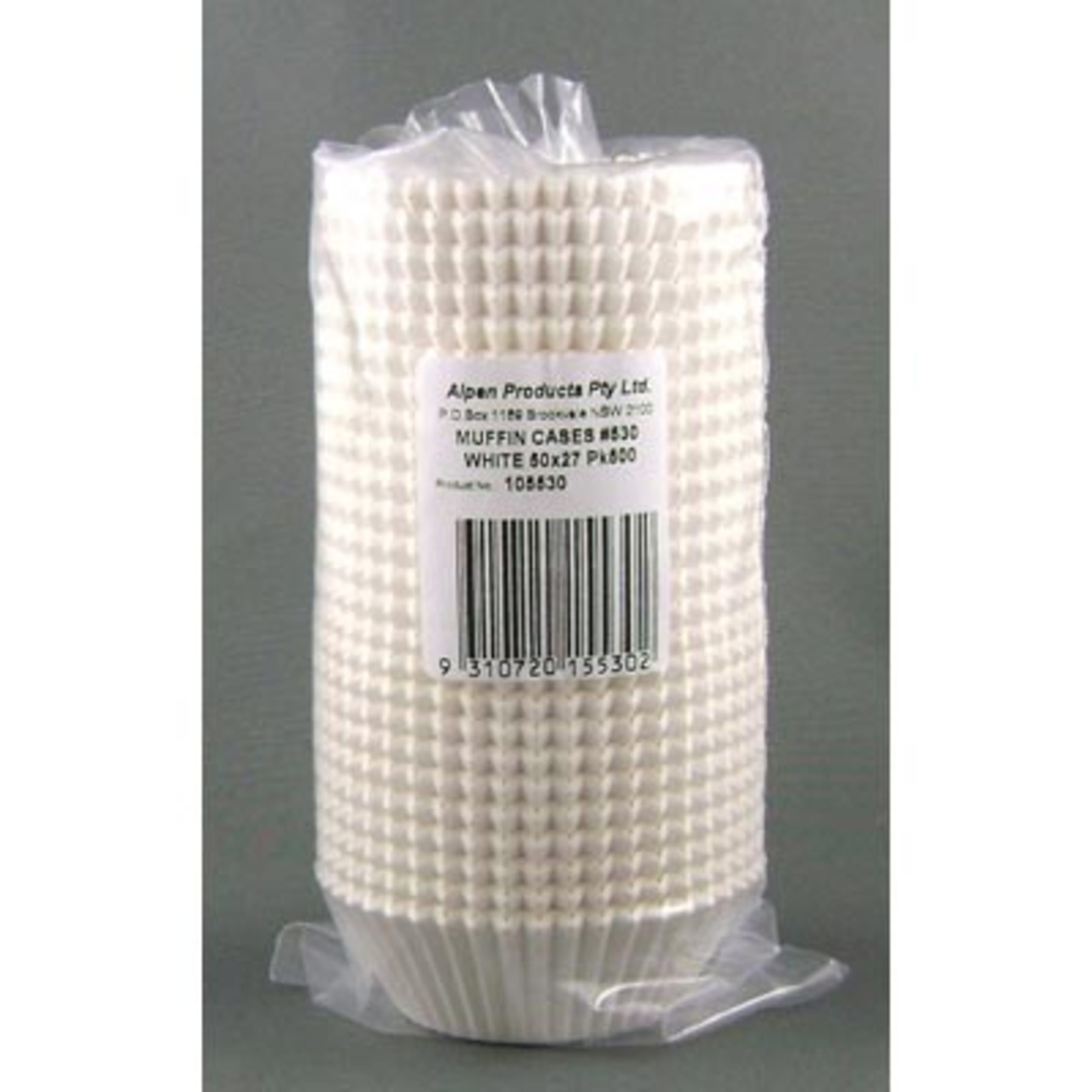 Catering Collection Muffin Case White #530 (50 x 27mm) (500 Pack)