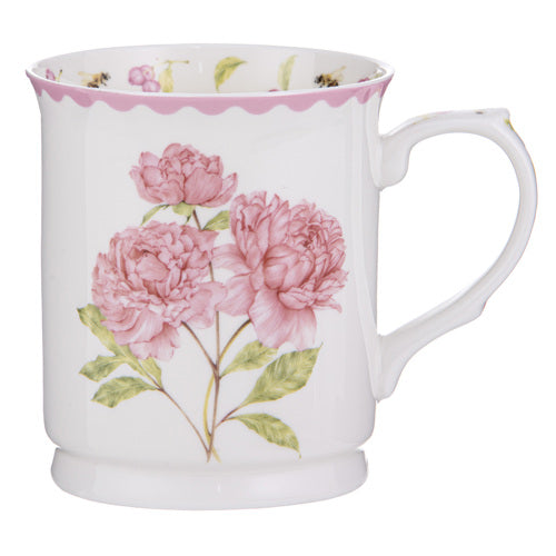 Ashdene Garden Bouquet Peony Pink Mug