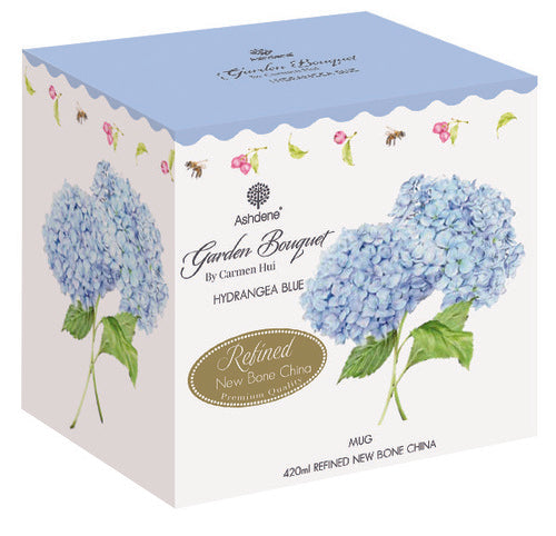 Ashdene Garden Bouquet Hydrangea Blue Mug