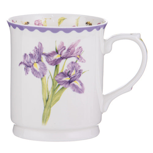 Ashdene Garden Bouquet Iris Purple Mug