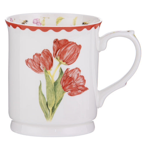 Ashdene Garden Bouquet Tulip Red Mug
