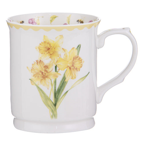 Ashdene Garden Bouquet Daffodil Yellow Mug