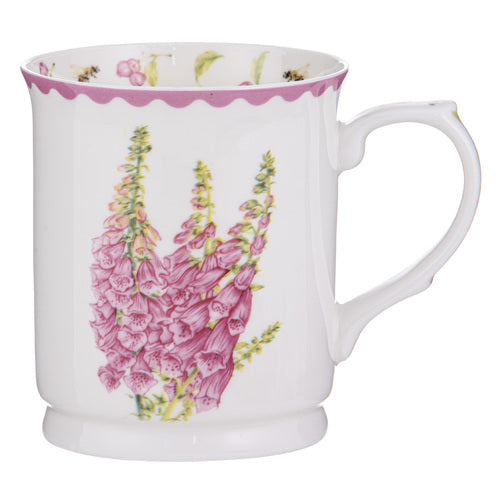 Ashdene Garden Bouquet Foxglove Fuchsia Pink Mug