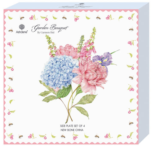 Ashdene Garden Bouquet Side Plate Set Of 4