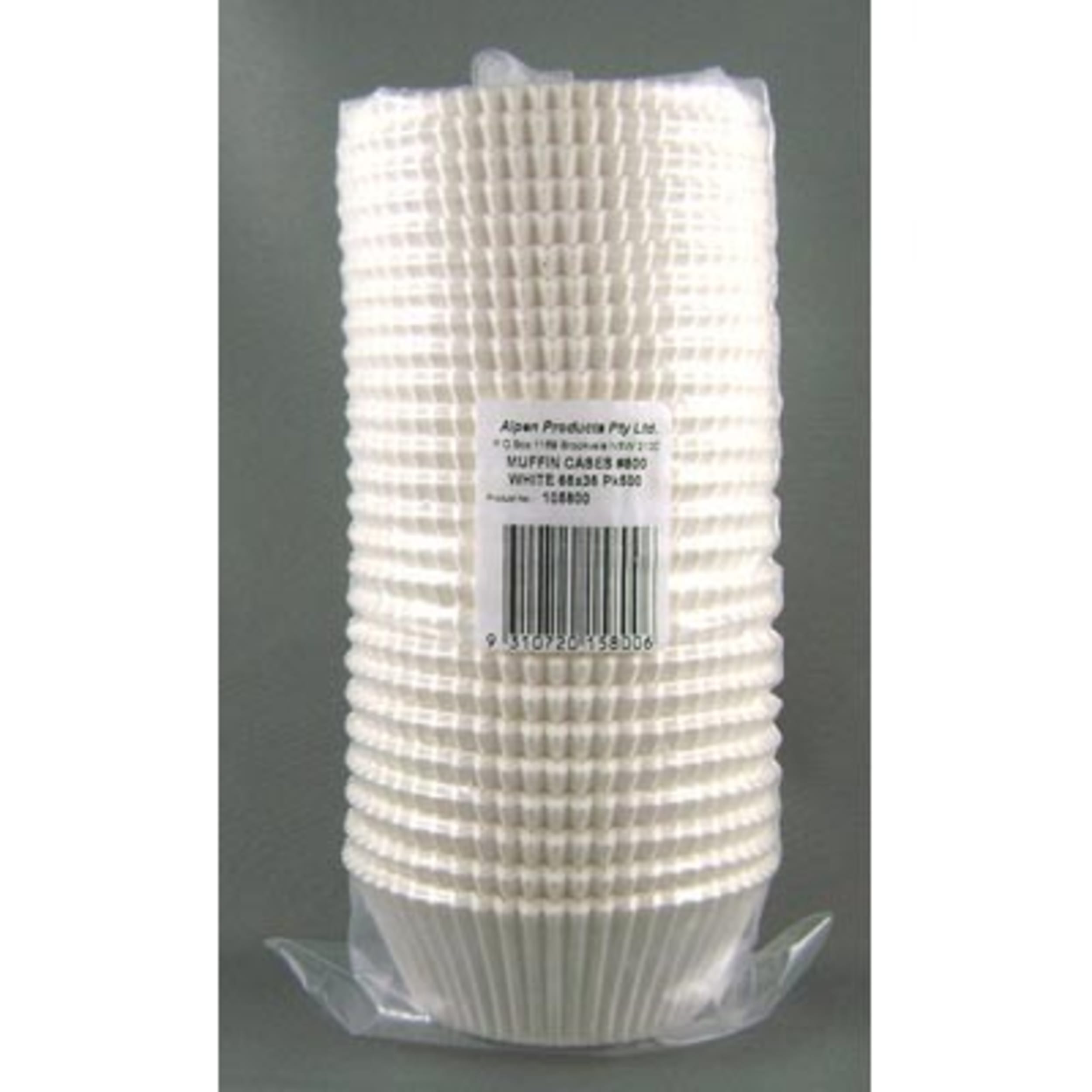Catering Collection Muffin Case White #800 (65 x 34mm) (500 Pack)