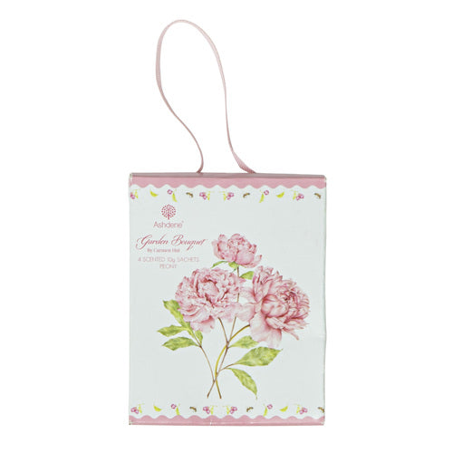 Ashdene Garden Bouquet 4pk Peony 10gm Scented Sachet