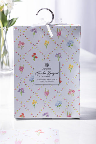 Ashdene Garden Bouquet 4pk French Pear & Van 60g Hang Sachet