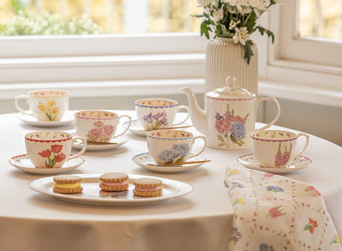 Ashdene Garden Bouquet Daffodil Yellow Cup & Saucer