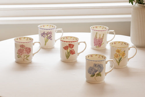 Ashdene Garden Bouquet Peony Pink Mug