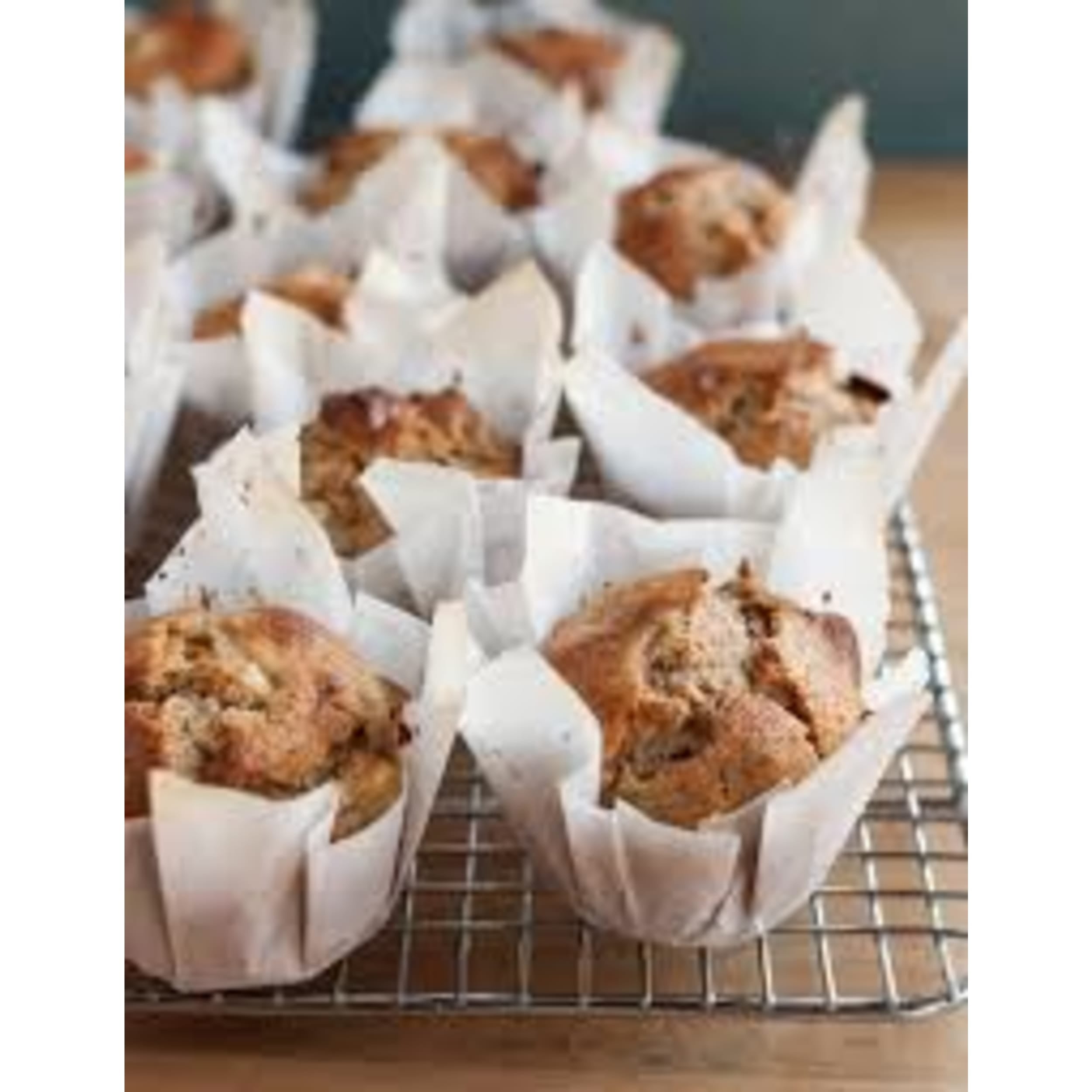 Catering Collection Tulip Muffin Wrap White (90/50mm high x 60mm base) (250 Pack)
