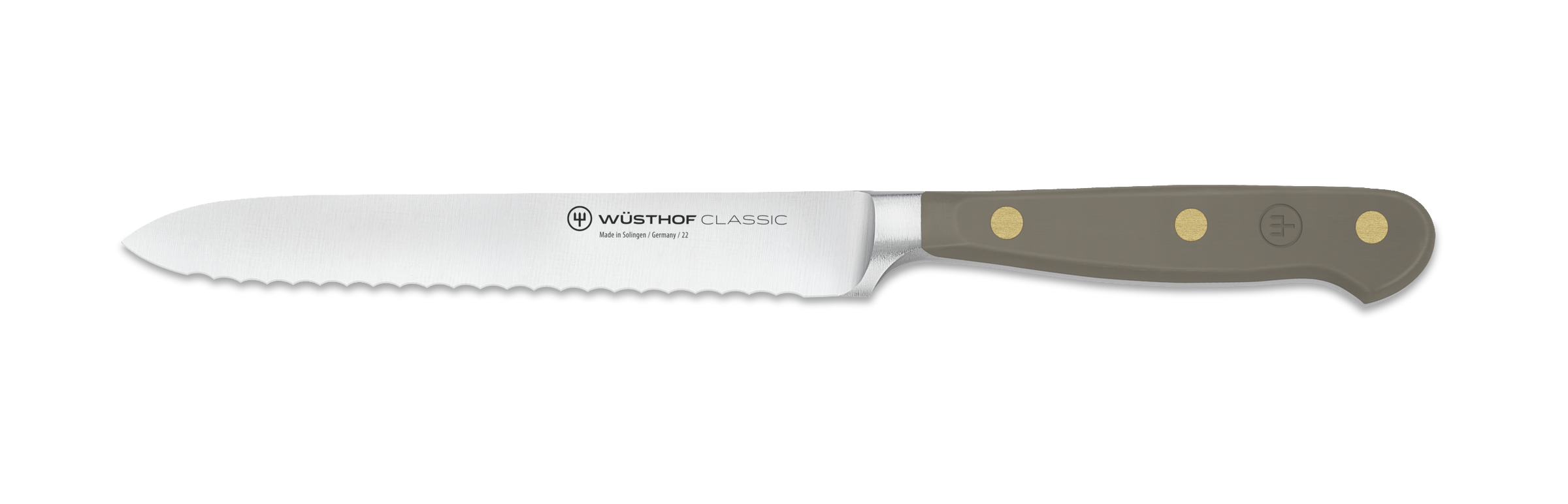Wusthof Classic Velvet Oyster Serrated Utility Knife - 14cm