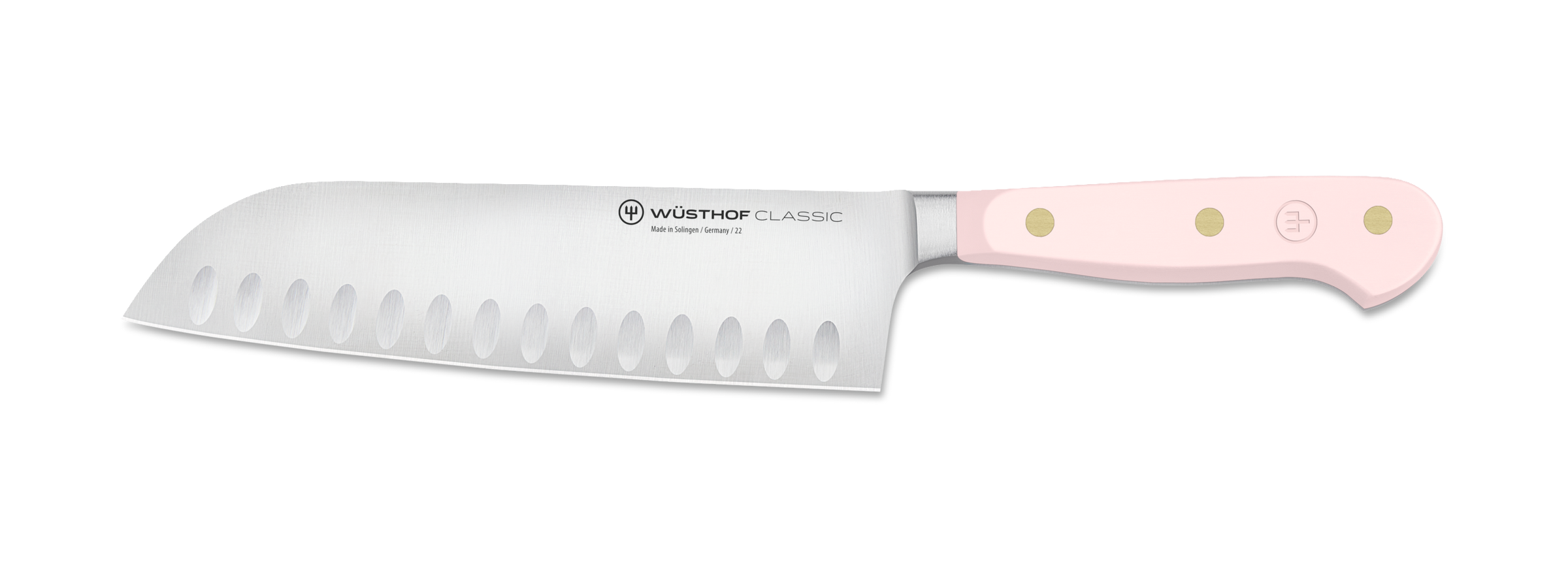 Wusthof Classic Himalayan Salt Santoku with Hollow Edge - 17cm