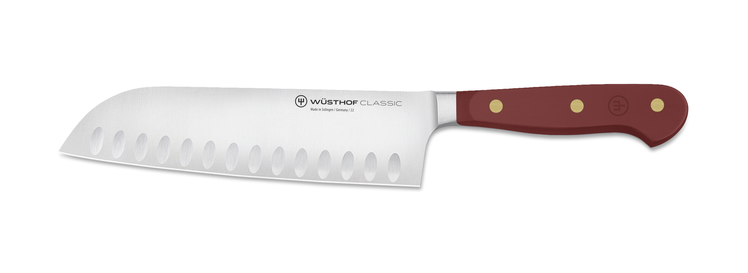 Wusthof Classic Tasty Sumac Santoku with Hollow Edge - 17cm