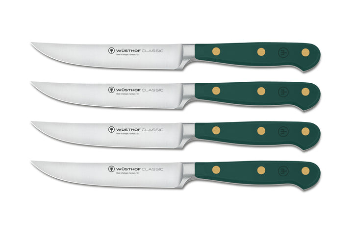 Wusthof Classic Colour Fresh Rosemary Steak Knife Set (4 Piece)