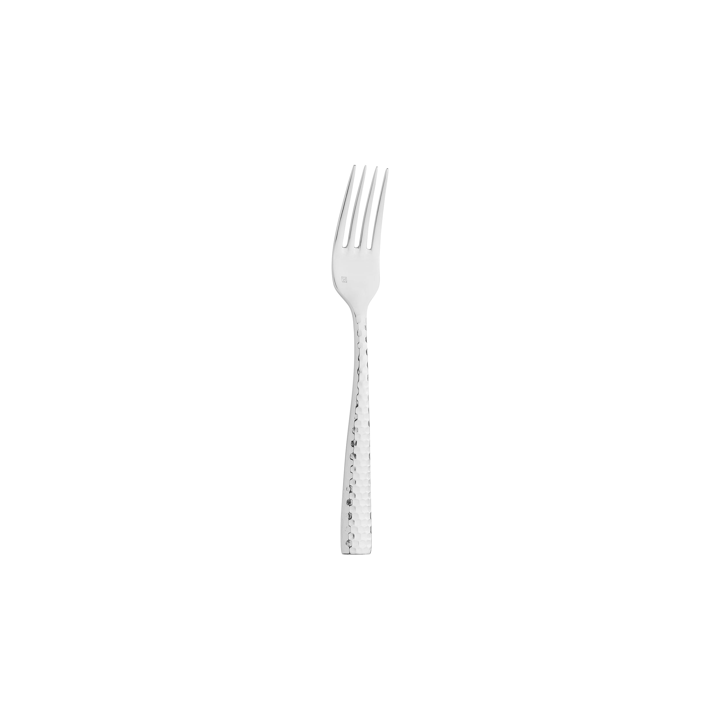 Fortessa Lucca Faceted Dessert Fork (Silver) (12 Pack)