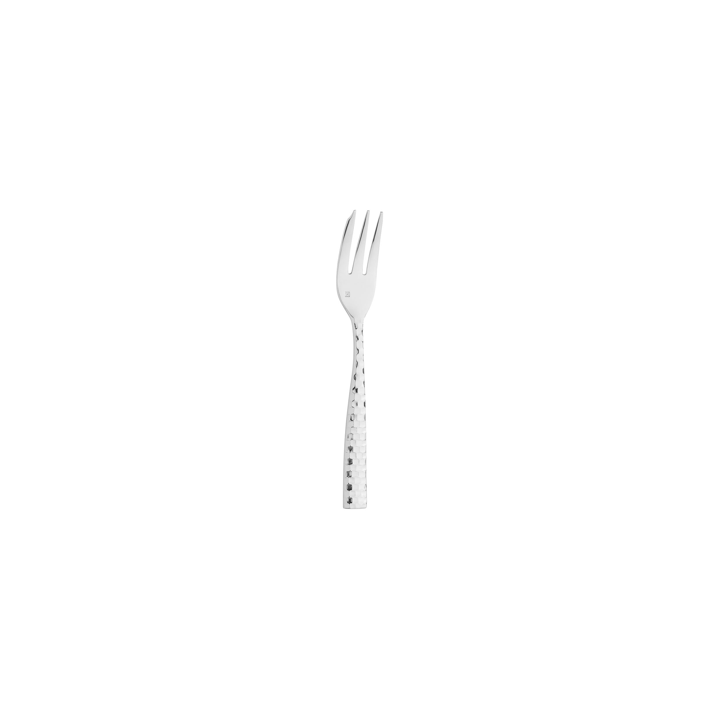 Fortessa Lucca Faceted Cake Fork (Silver) (12 Pack)