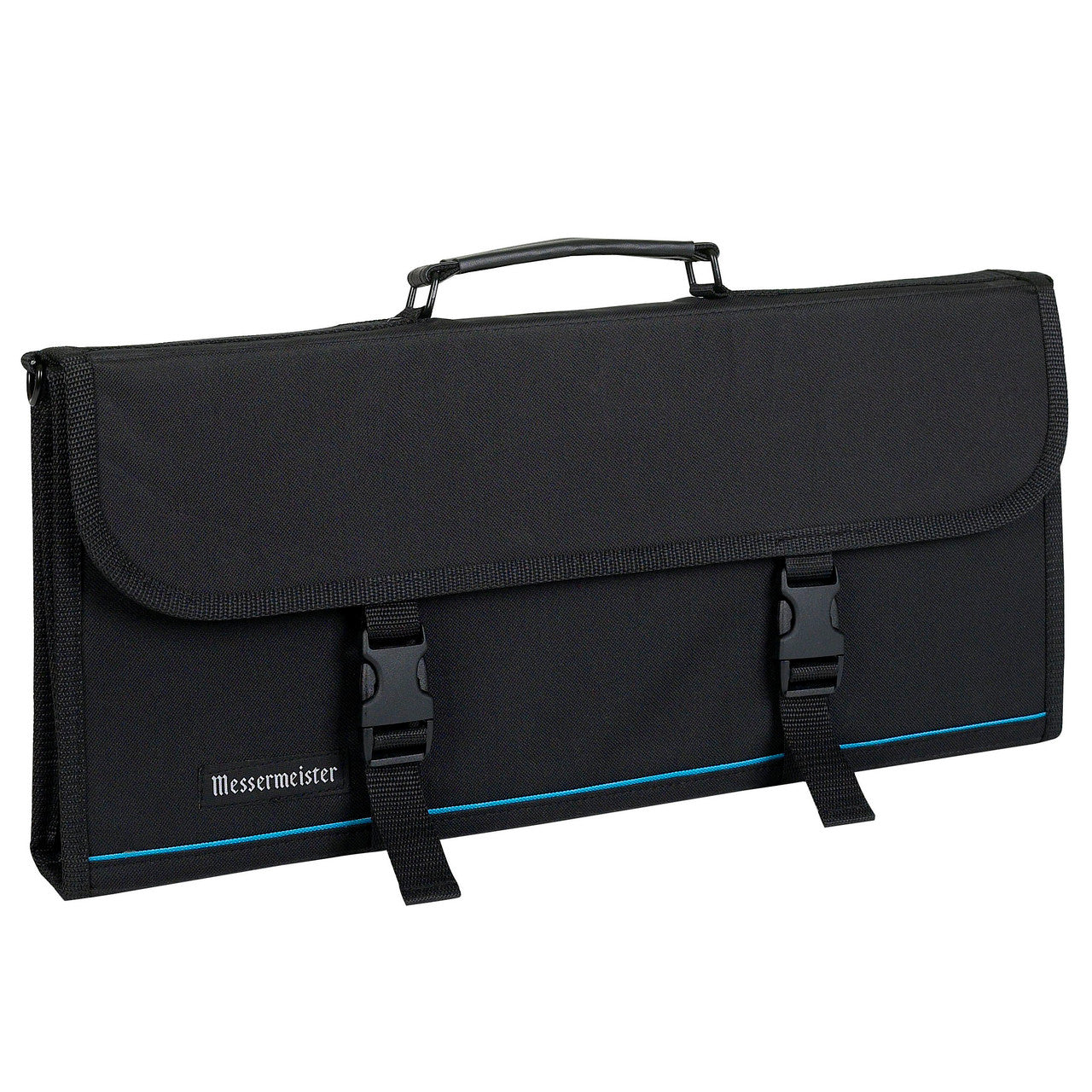 Messermeister Black 17 Pocket Knife Case with Large Outer Pocket