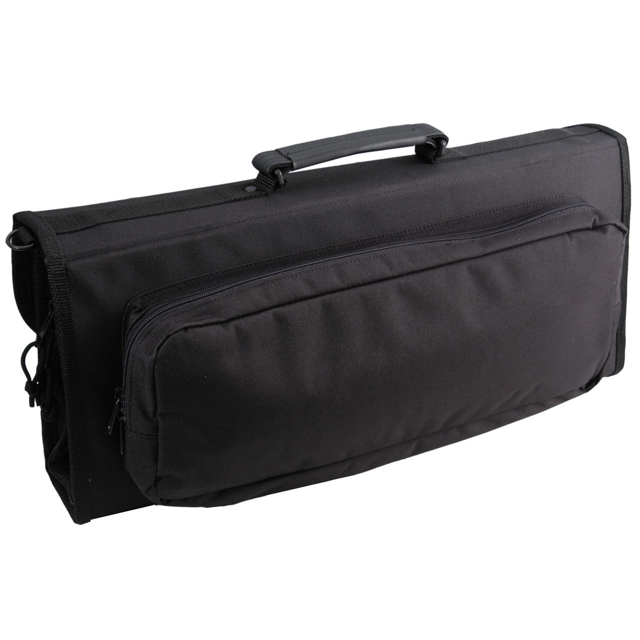 Messermeister Black 17 Pocket Knife Case with Large Outer Pocket