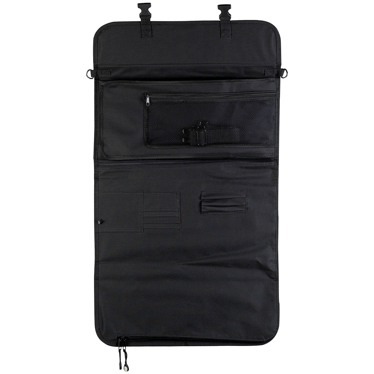 Messermeister Black 17 Pocket Knife Case with Large Outer Pocket